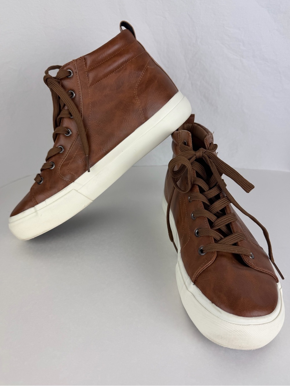 Cull4U Freeness High Top Sneaker Shoe-Mens 11-Camel/Brown-Skate Shoes
